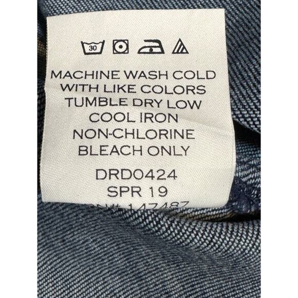 Draper James · Size 0 · Shift Dress · Denim · Above Knee · Blue Wash New - Picture 8 of 8